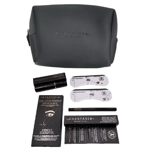 ANASTASIA Beverly Hills Brow Wiz Medium Brown Pencil Mascara Stencil NEW Beauty - Picture 1 of 8